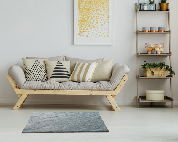 Rug 60 x 90 Soft Plush Fur Rabbit 111