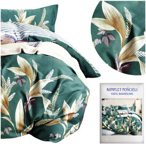 Bedding 200 x 220 3pc Satin Cotton No. A1545