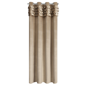Curtain 140 x 250 Decorative Eyelets Erin C.Beige