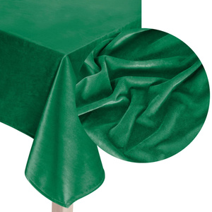85 x 85 Decorative Velvet Soft Bottle Tablecloth