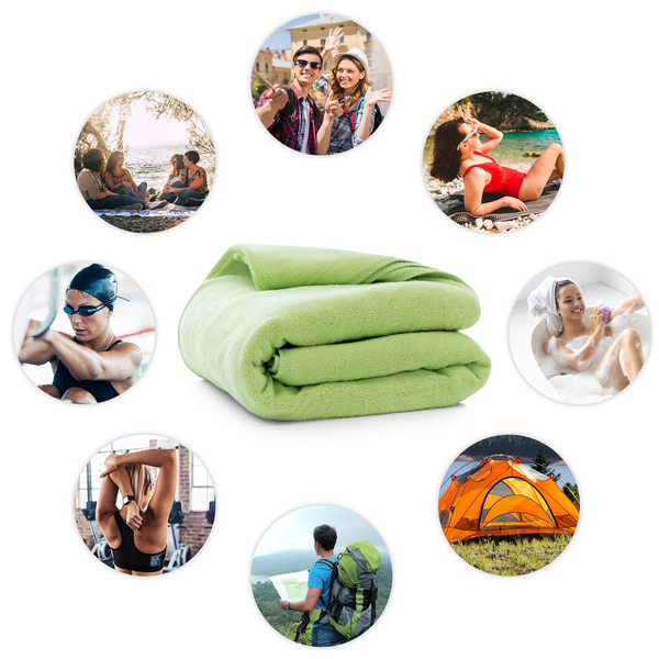 Towel 70 x 140 Quick-Drying Microfiber Iben 16