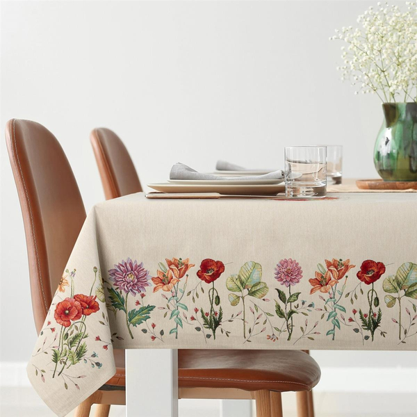 Tablecloth 140 x 180 Decorative Tapestry 1239 Natur