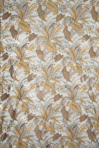 Curtain 140 x 250 Decorative Adel White+Silver