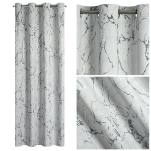 Velvet Curtain Wera 140 x 250 Light Grey