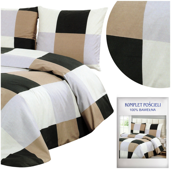 Bedding 160 x 200 3pc Satin Cotton No. A1567