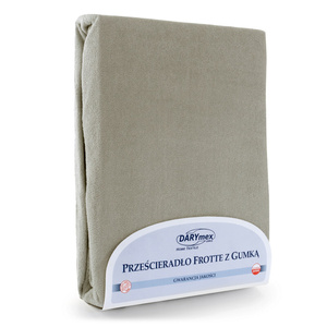 Terry sheet with elastic 156_D Grey 80x180