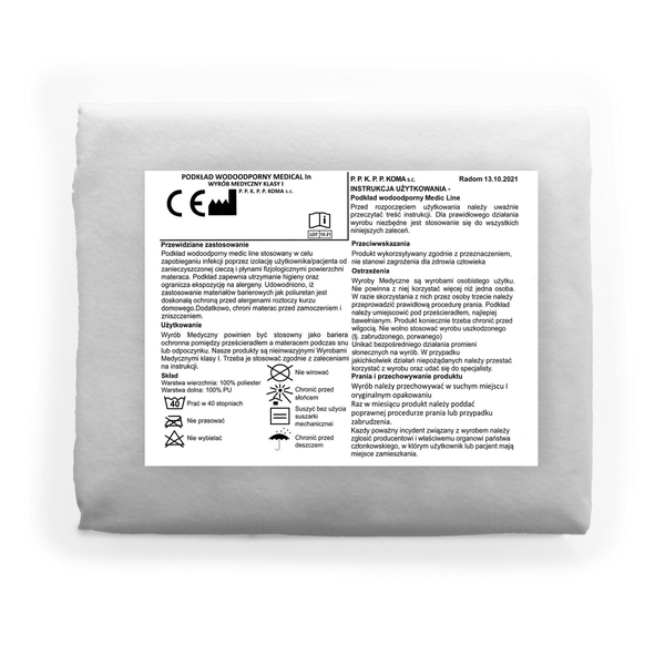 Ochraniacz na materac 60 x 120 Wodoodporny Megan