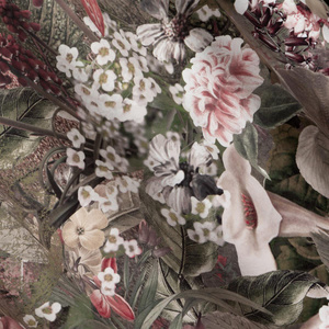 Curtain 140 x 270 Decorative Glory Zie+Pink