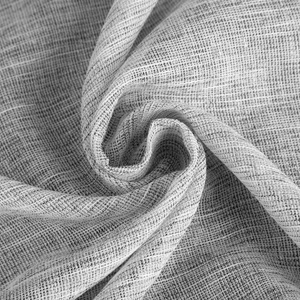 Zasłona 140 x 250 Dekoracyjna Przelotki Amari Stal