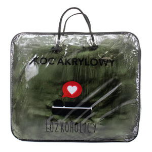 Koc 70 x 160 Akrylowy Jednolity Ciepły Yasemin 10