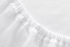 Jersey sheet with elastic 001_D White 70x140