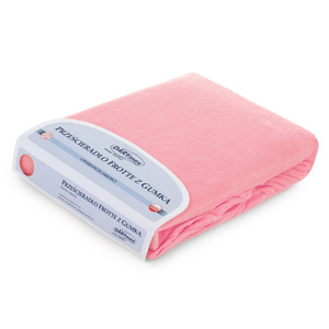 Terry sheet with elastic 012_D Light Pink 200x220