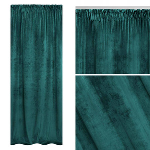 Curtain 140 x 270 Decorative Velvet Soft Turquoise