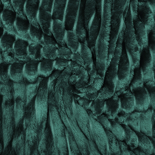 Koc 200 x 220 Mikrofibra Tłoczona Pasy Nuvio 10