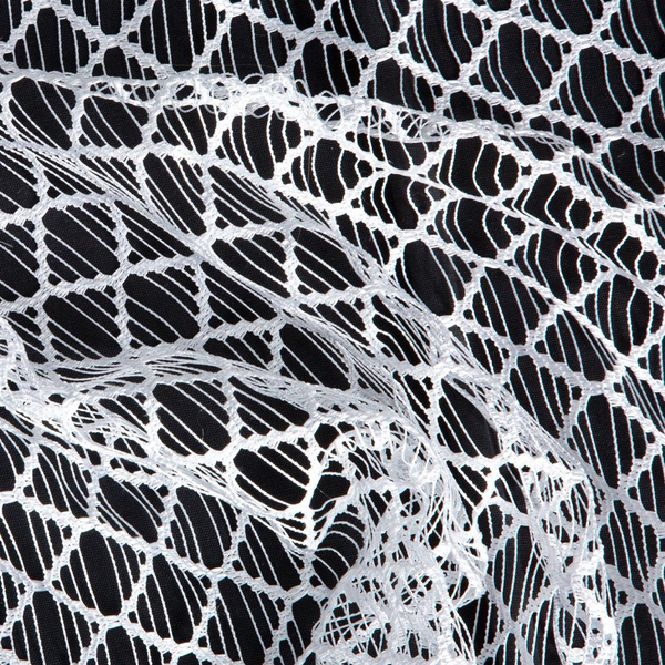 Firana Dekoracyjna Gotowa Aiden Bia 300 x 270 Taś