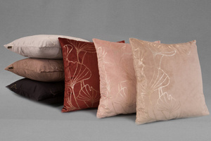 Poszewka 45 x 45 Dekoracyjna Velvet BLINK11 Kawowy