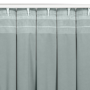 Curtain 140 x 300 Decorative Velvet Madlen Silver