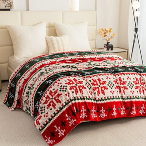 Koc 160 x 200 Mikrofibra Świąteczna Donato 08