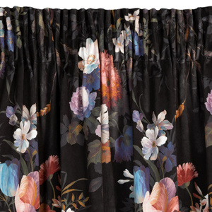 Zasłona 140 x 270 Dekoracyjna Taśma Karen Cza+Róż