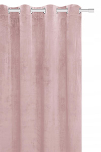 Curtain 140 x 250 Decorative Velvet Soft Powdery