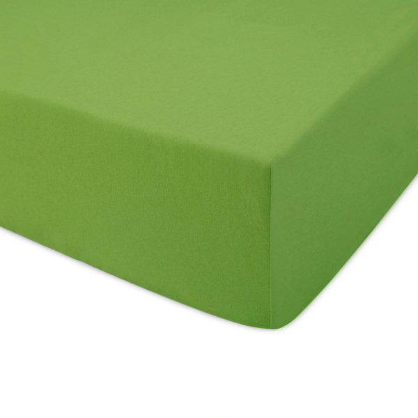 Jersey Bed Sheet with Eraser 025_D Dark Green 180x200