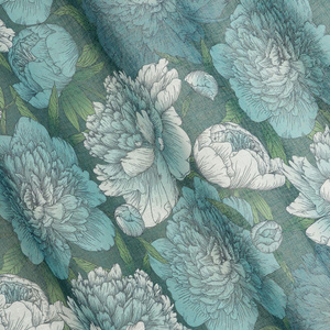 Decorative Curtain Aster 140 x 250 Blue