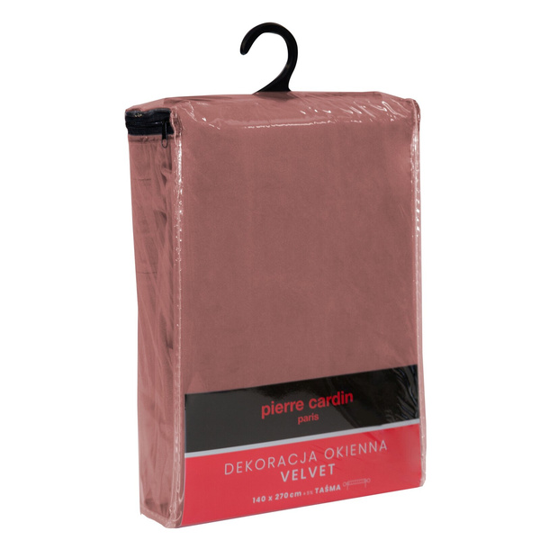 Zasłona 140 x 270 Dekoracyjna Pierre Cardin Sibel C.Róż