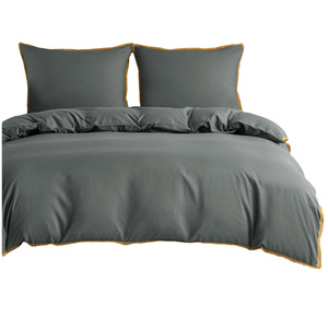 Bedding set 200 x 220 3 pieces Smooth with Lace Brandon 06