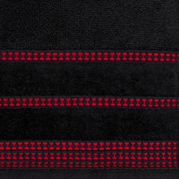 Ręcznik 30 x 50 Bawełna Amanda 08 500GSM Czarn