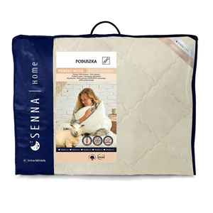 Poduszka 70x80 MERINO WOOL Wełna z Merynosów Krem