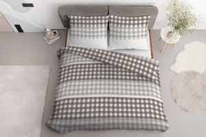 Pościel 220 x 200 3cz Asti Satynowa Bawełna 4914_B