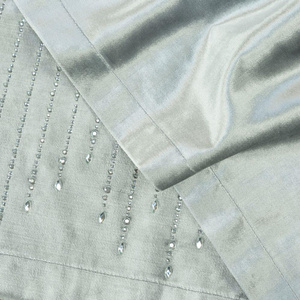 Bieżnik 35 x 180 Velvet Dekoracyjny Royal3 Srebrny