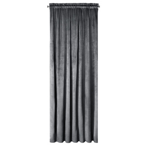 Curtain 140 x 270 Decorative Velvet Melanie Graphite