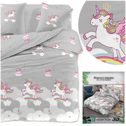 Bedding 160 x 200 3pc Satin Maria 2514