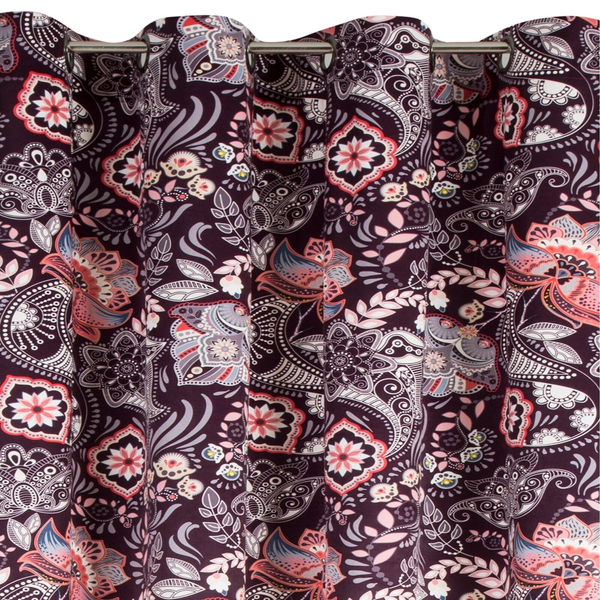 Zasłona 140 x 250 Dekoracyjna Welwet Mirei Bordo