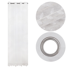 Decorative Curtain 145 x 250 Eyelet Cruz Voile02