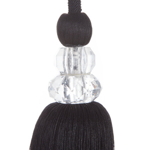 Decorative Curtain Tieback 68 cm KAREN Black