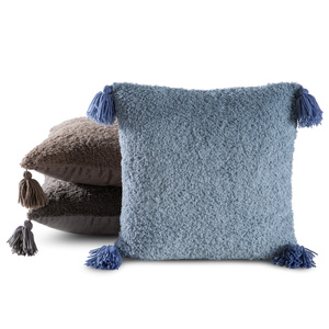 Pillowcase 45 x 45 Decorative Pompoms Elda 03 Powder