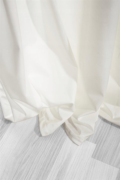 Zasłona 140 x 250 Dekoracyjna Velvet Soft Biały