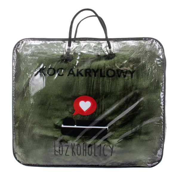 Koc 130 x 170 Akrylowy Jednolity Ciepły Yasemin 10