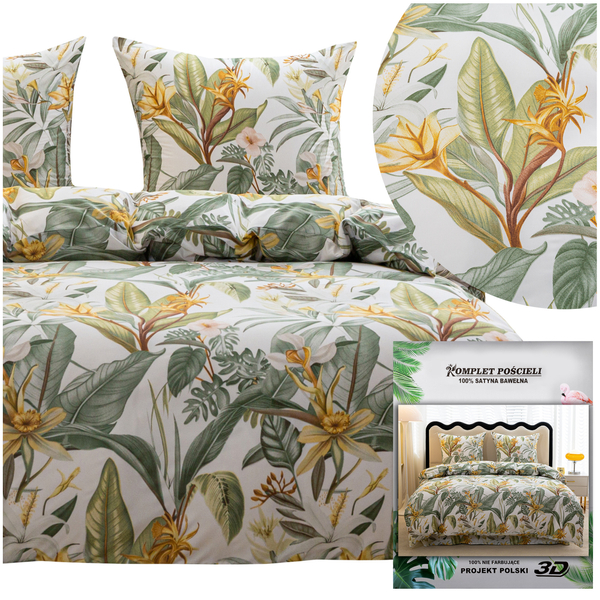 Pościel 160 x 200 3cz Satynowa Maria 3100