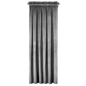 Curtain 135 x 270 Decorative Velvet Rosa Steel
