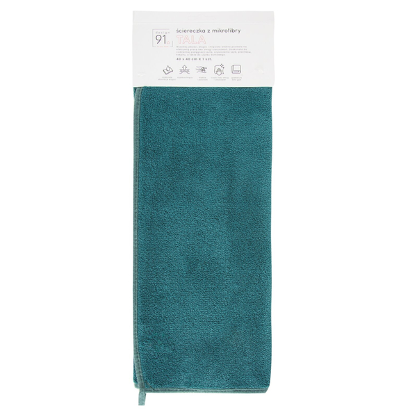 Towel 40 x 40 Microfiber Absorbent Tala C.Green