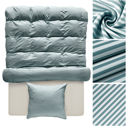 Pościel 140 x 200 2cz Mikrofibra w Pasy Eusebia Home 14