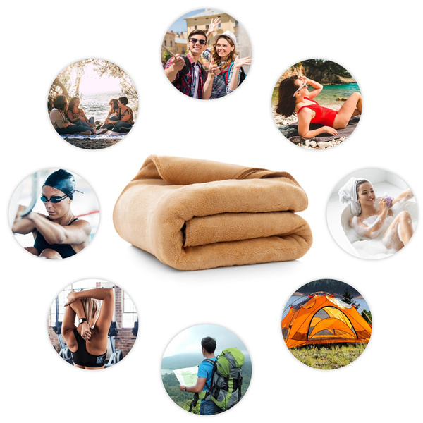 Towel 50 x 90 Quick-Drying Microfiber Iben 09