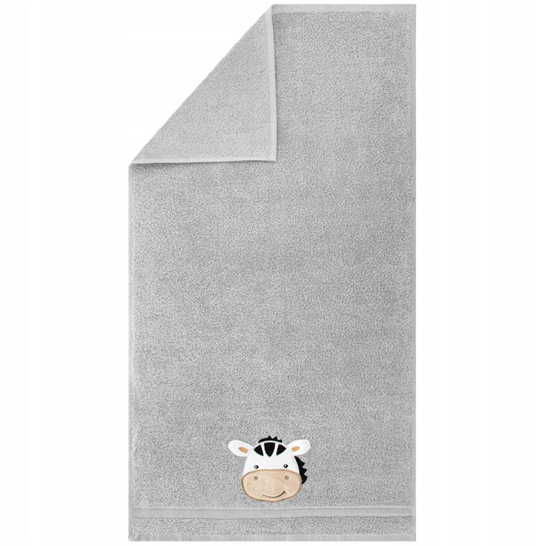Ręcznik 50 x 90 Bawełna Dziecięcy 450g Zebra