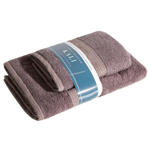 Bath Towel Set 2 pcs Kali Brown