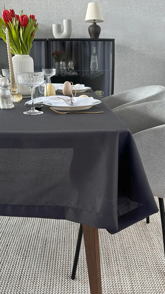 Tablecloth 120x200 Stainproof Classic Savio Graphite