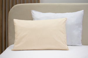Cotton pillowcase 50 x 80 Uniform Ola Beige Beige