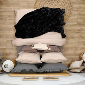 Koc 200 x 220 Akrylowy Jednolity Ciepły Yasemin 02